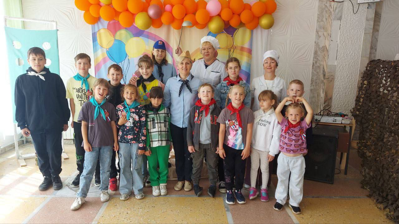 Открытие детской досуговой площадки.