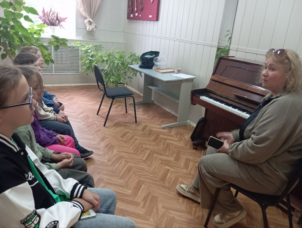 Досуговая летняя площадка.